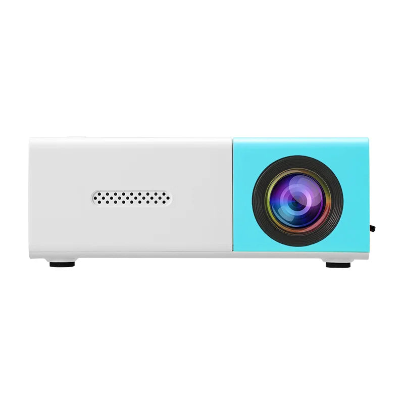 Smart Mini Portable Projector, 180° Adjustable Angle, Compatible, USB, Smartphone 