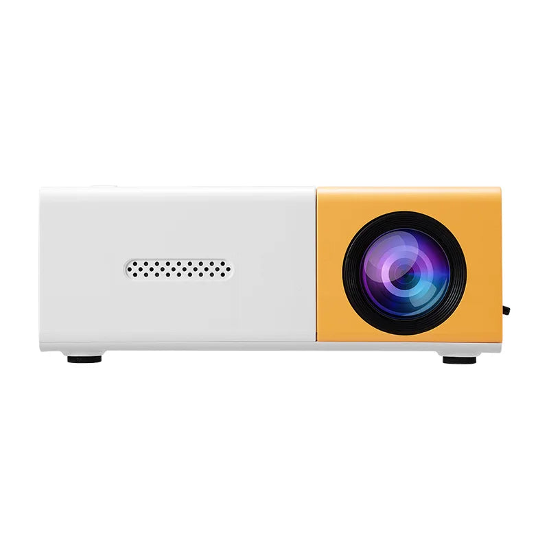 Smart Mini Portable Projector, 180° Adjustable Angle, Compatible, USB, Smartphone 